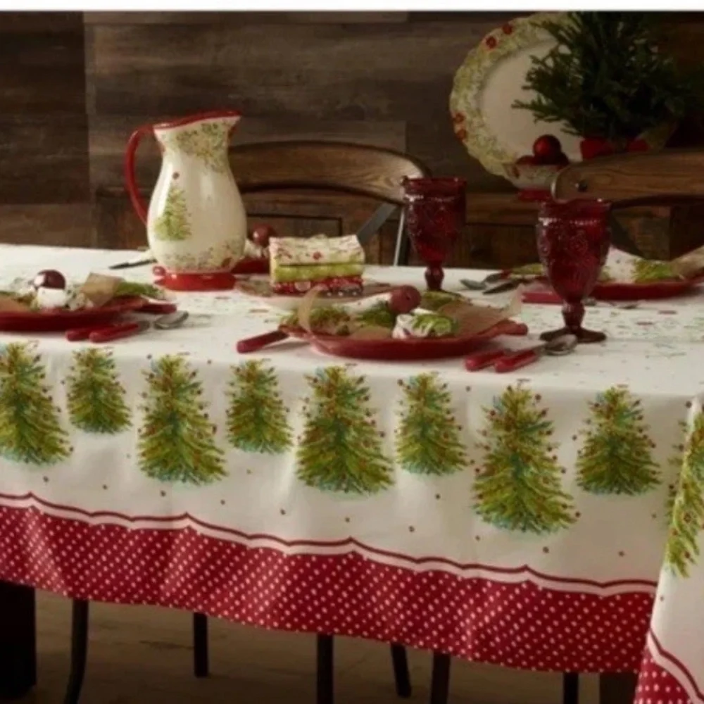 The Pioneer Woman Holiday Tree Tablecloth - Picture 3 of 3